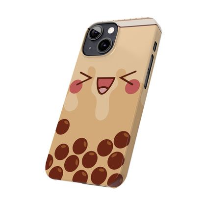 Bubble tea phone case, kawaii iphone case, anime phone case, otaku phone case, iphone 16, 15 case, iphone 15 pro case, iphone 14 case