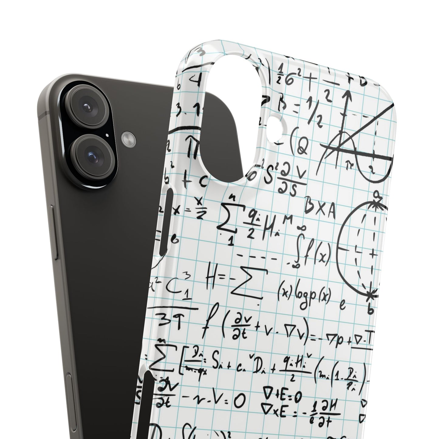 iPhone case for physics students and teachers. number geeks. For iphone 15, iphone 14 and iphone 13 pro and max.