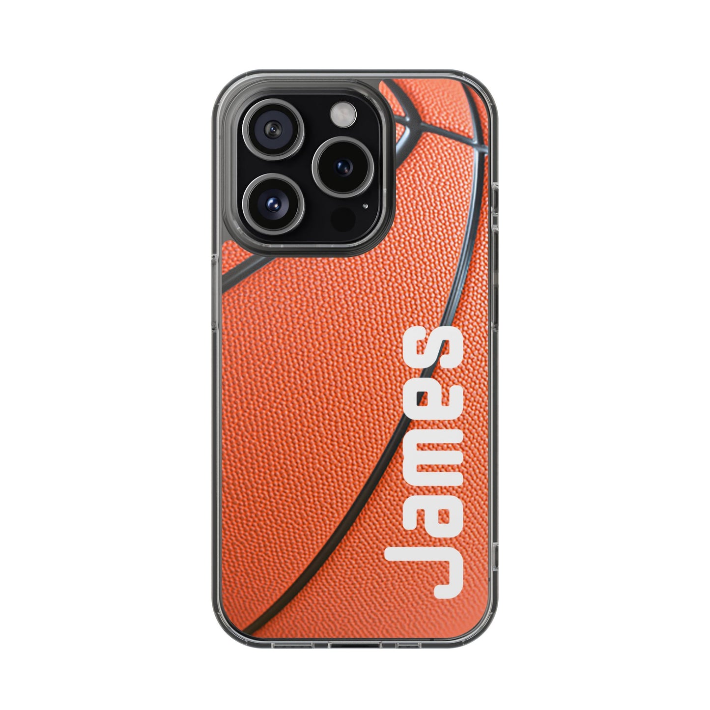Personalized Basketball iPhone Case – Custom Name Silicone