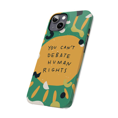 Yoou cant debate human rights feminist case phone