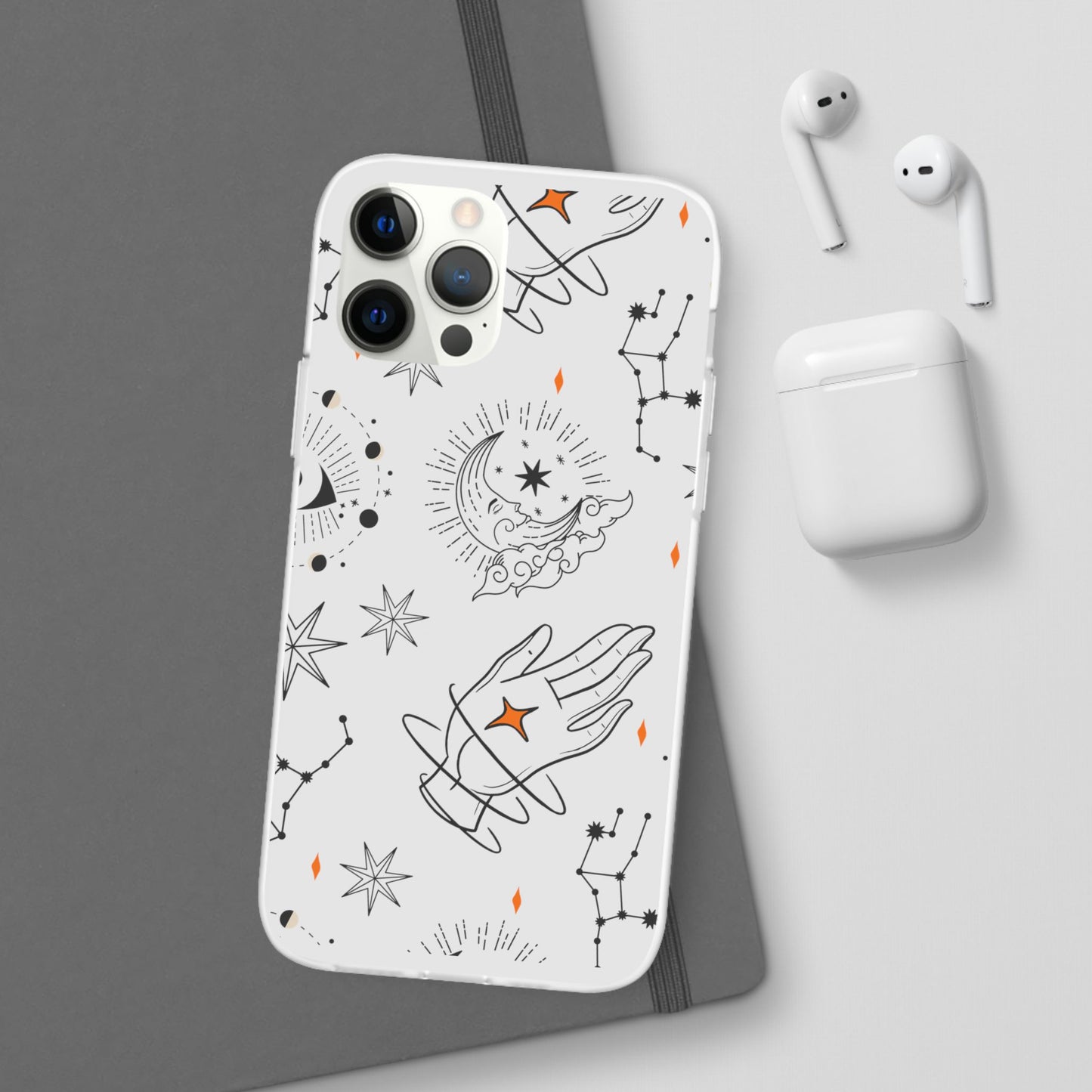 Stylish Astrological iPhone Case – Semi-Transparent & Flexible