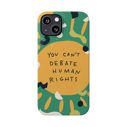 Yoou cant debate human rights feminist case phone