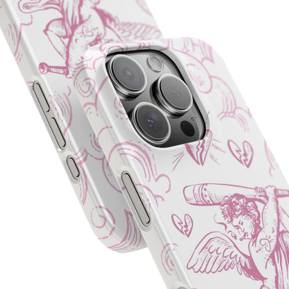 Anti-Valentine's Day: Cupid's Rebellion Phone Case