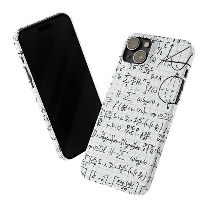 iPhone case for physics students and teachers. number geeks. For iphone 15, iphone 14 and iphone 13 pro and max.