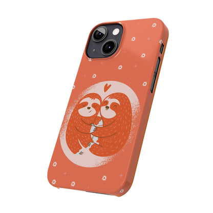 In love pair of sloths