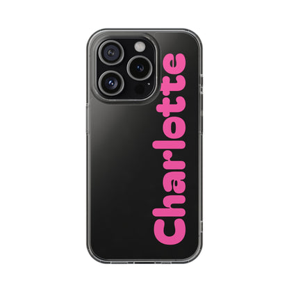 Name iphone case Custom iphone case Silicone iphone case Glossy iphone case Custom gift