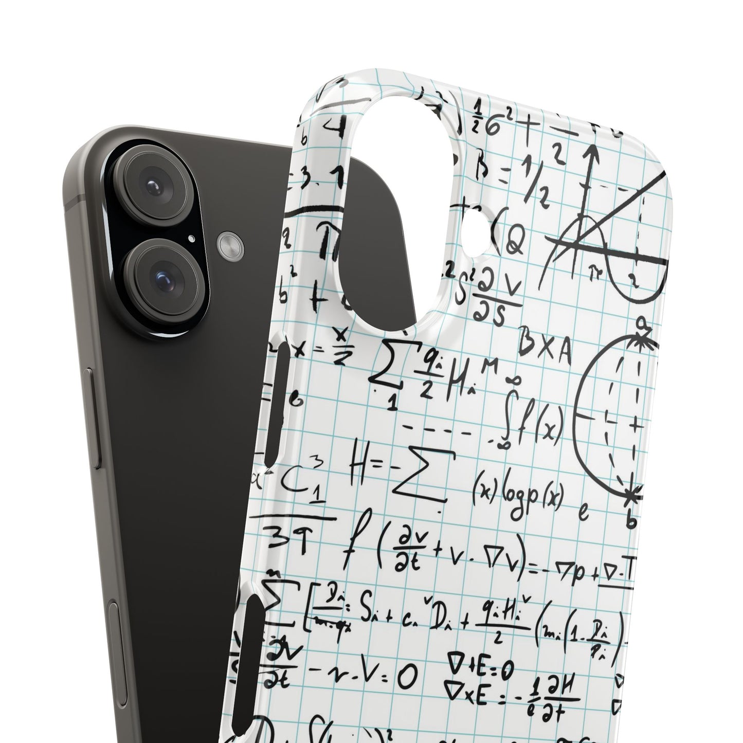 iPhone case for physics students and teachers. number geeks. For iphone 15, iphone 14 and iphone 13 pro and max.