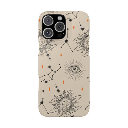 Mystical Astrology iPhone 16, 15, 14, and 13 Case - Ideal Gift for Astrology Enthusiasts - Celestial Symbolism - iPhone 15 Pro & Max - Mysticism