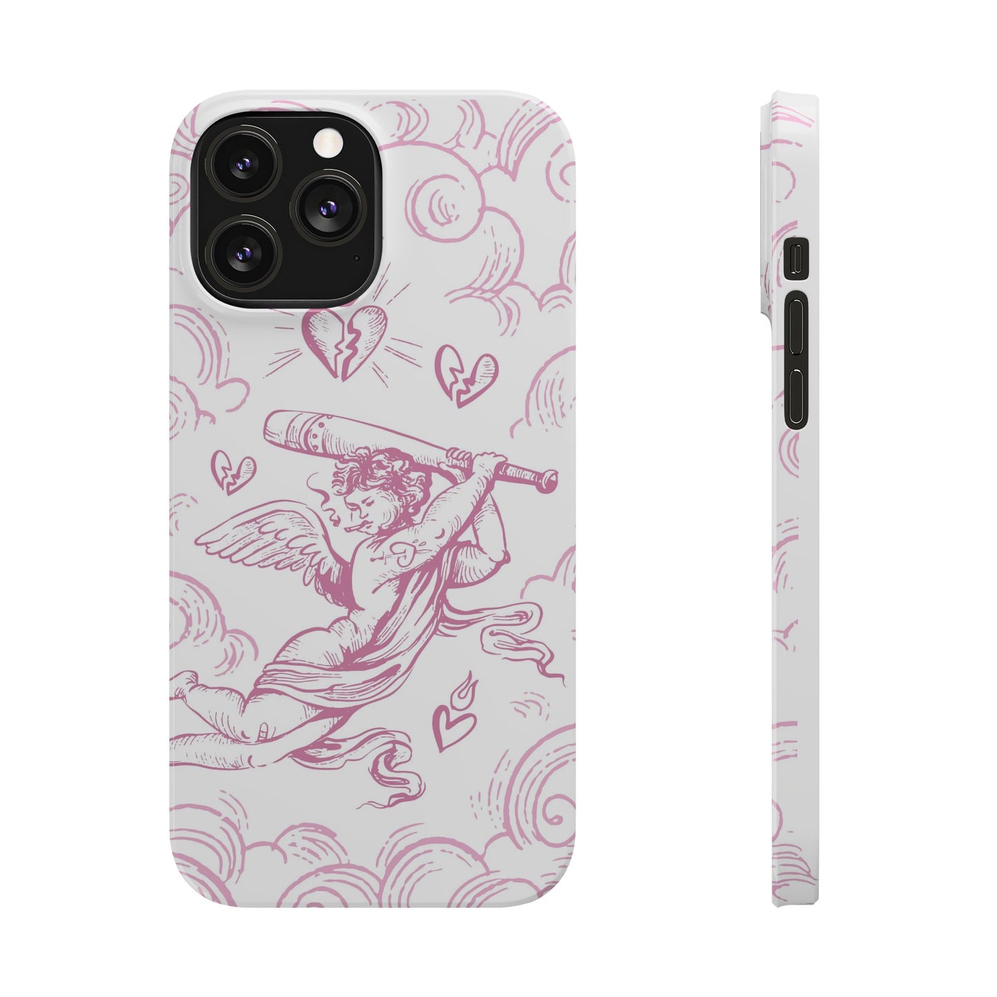 Anti-Valentine's Day: Cupid's Rebellion Phone Case