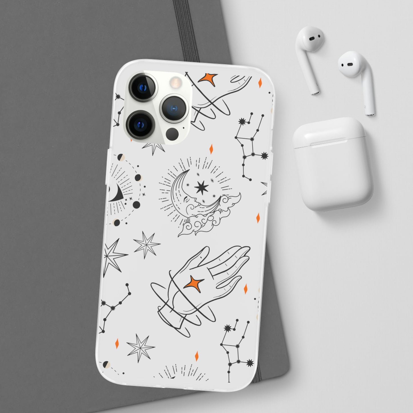 Stylish Astrological iPhone Case – Semi-Transparent & Flexible