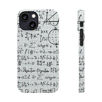 iPhone case for physics students and teachers. number geeks. For iphone 15, iphone 14 and iphone 13 pro and max.