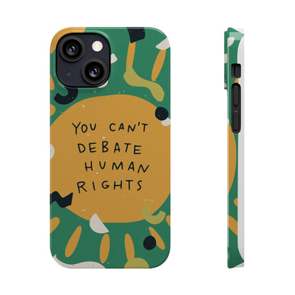 Yoou cant debate human rights feminist case phone