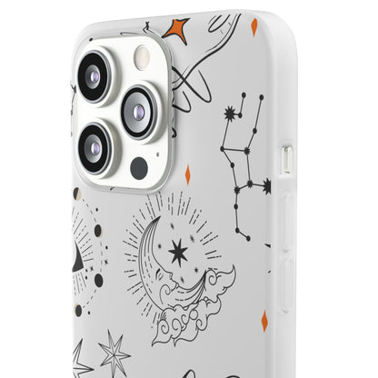 Stylish Astrological iPhone Case – Semi-Transparent & Flexible