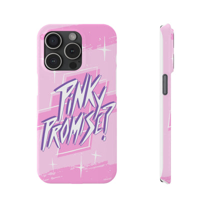 Pink iPhone 16 Case with Modern "Pink Promise" Design and Stars | Compatible with iPhone16,  15 Pro/Max, iphone 14, and iphone 13