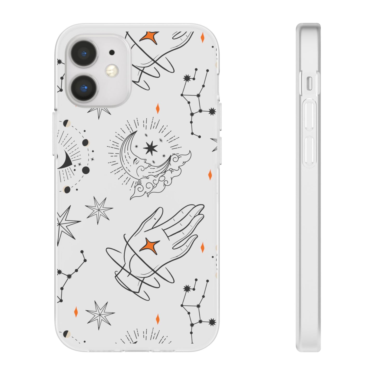 Stylish Astrological iPhone Case – Semi-Transparent & Flexible