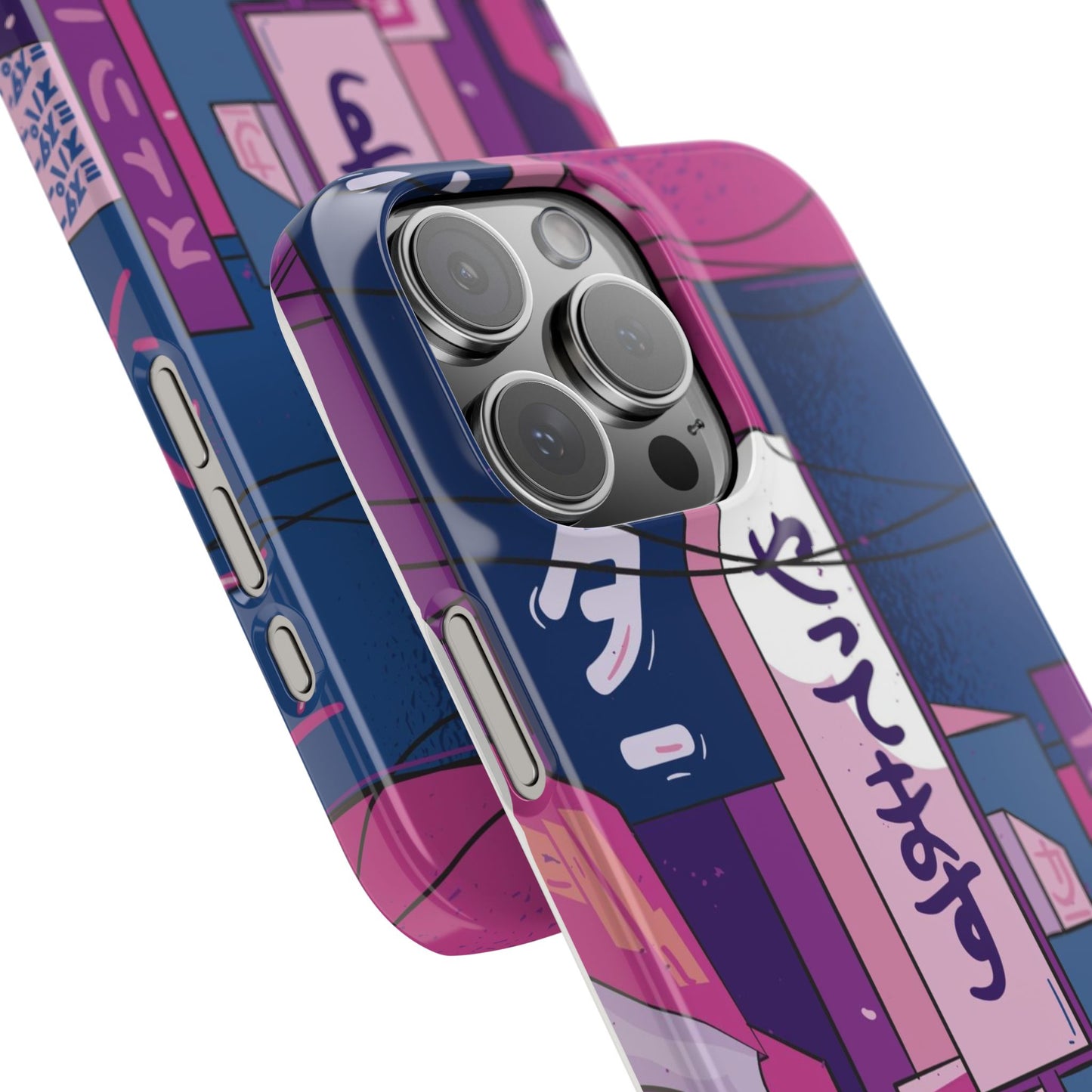 Vaporwave Japanese city Landscape