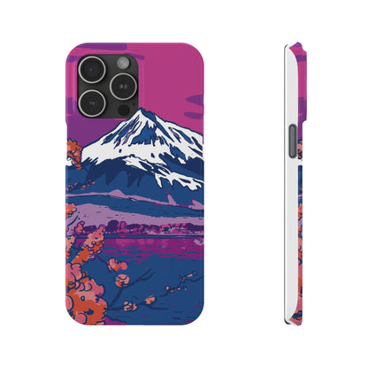 Vaporwave Japanese Landscape iPhone Case for iPhone 16, 15, 14, and 13