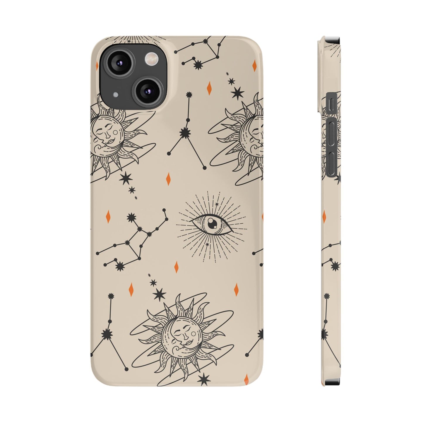 Mystical Astrology iPhone 16, 15, 14, and 13 Case - Ideal Gift for Astrology Enthusiasts - Celestial Symbolism - iPhone 15 Pro & Max - Mysticism