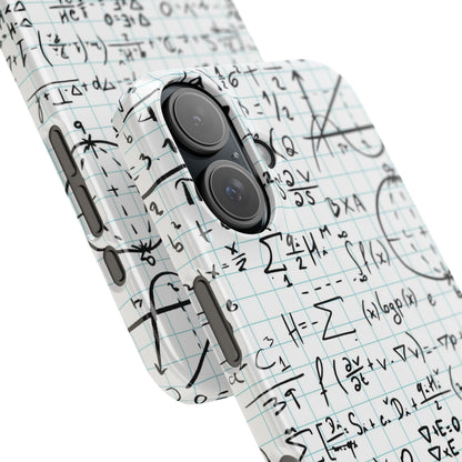 iPhone case for physics students and teachers. number geeks. For iphone 15, iphone 14 and iphone 13 pro and max.