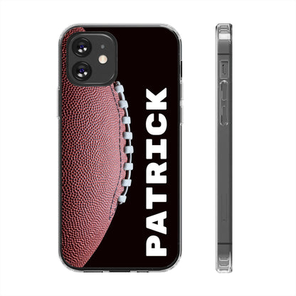 Personalized Football iPhone Case – Custom Name