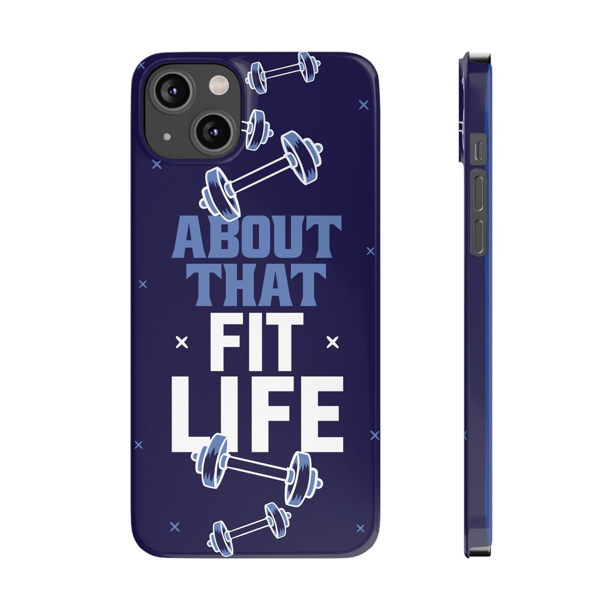 GYM phone case - "About that fit life" - casetinger