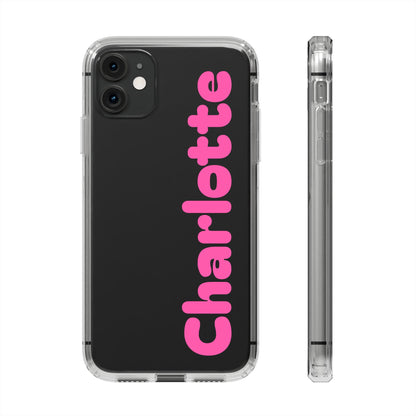 Name iphone case Custom iphone case Silicone iphone case Glossy iphone case Custom gift