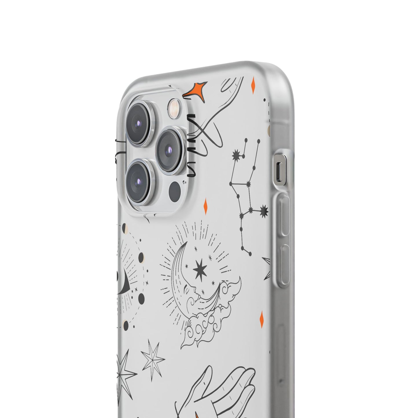 Stylish Astrological iPhone Case – Semi-Transparent & Flexible