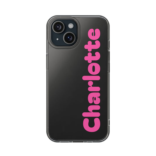 Name iphone case Custom iphone case Silicone iphone case Glossy iphone case Custom gift