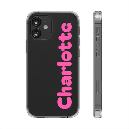 Name iphone case Custom iphone case Silicone iphone case Glossy iphone case Custom gift