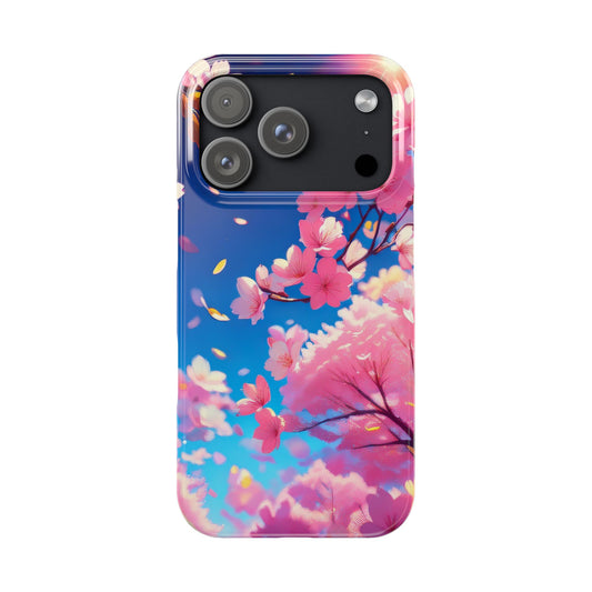 Anime sakura tree flowers