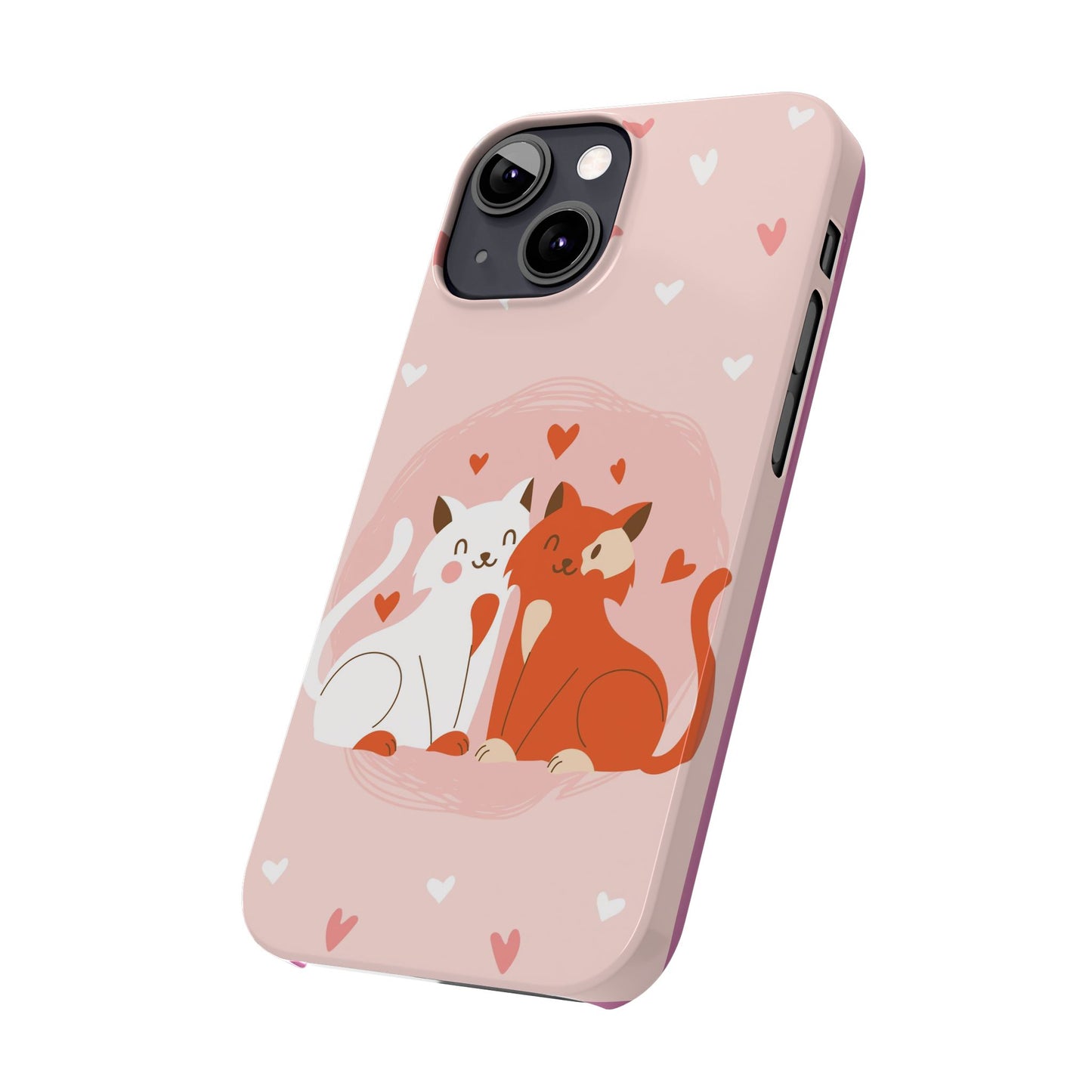 Pair of foxes in love