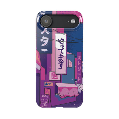 Vaporwave Japanese city Landscape