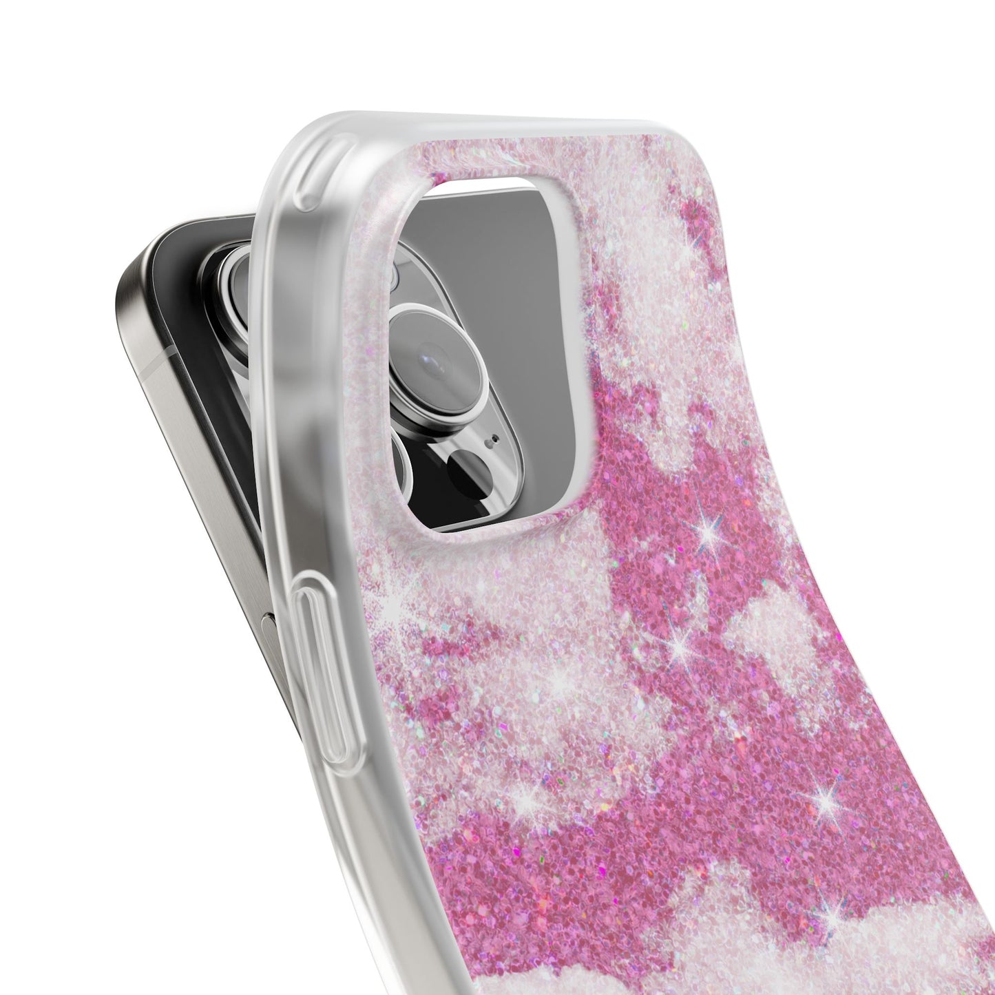 Pink Glitter Sky Phone Case