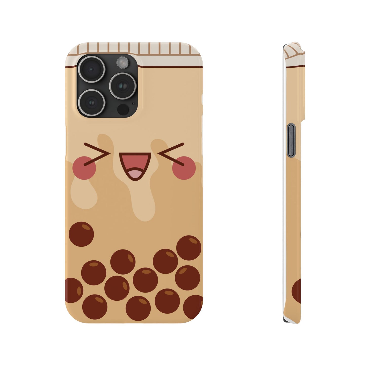 Bubble tea phone case, kawaii iphone case, anime phone case, otaku phone case, iphone 16, 15 case, iphone 15 pro case, iphone 14 case