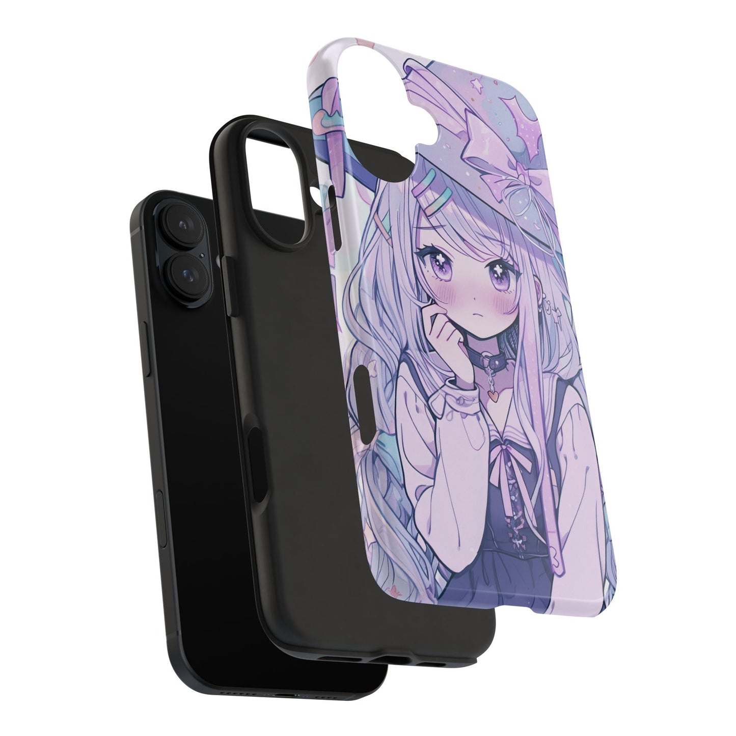 Witch phone case, anime phone case, japanese case, kawaii phone case, magic iphone case, iphone 16 plus case, iphone 14 case, iphone 13 case