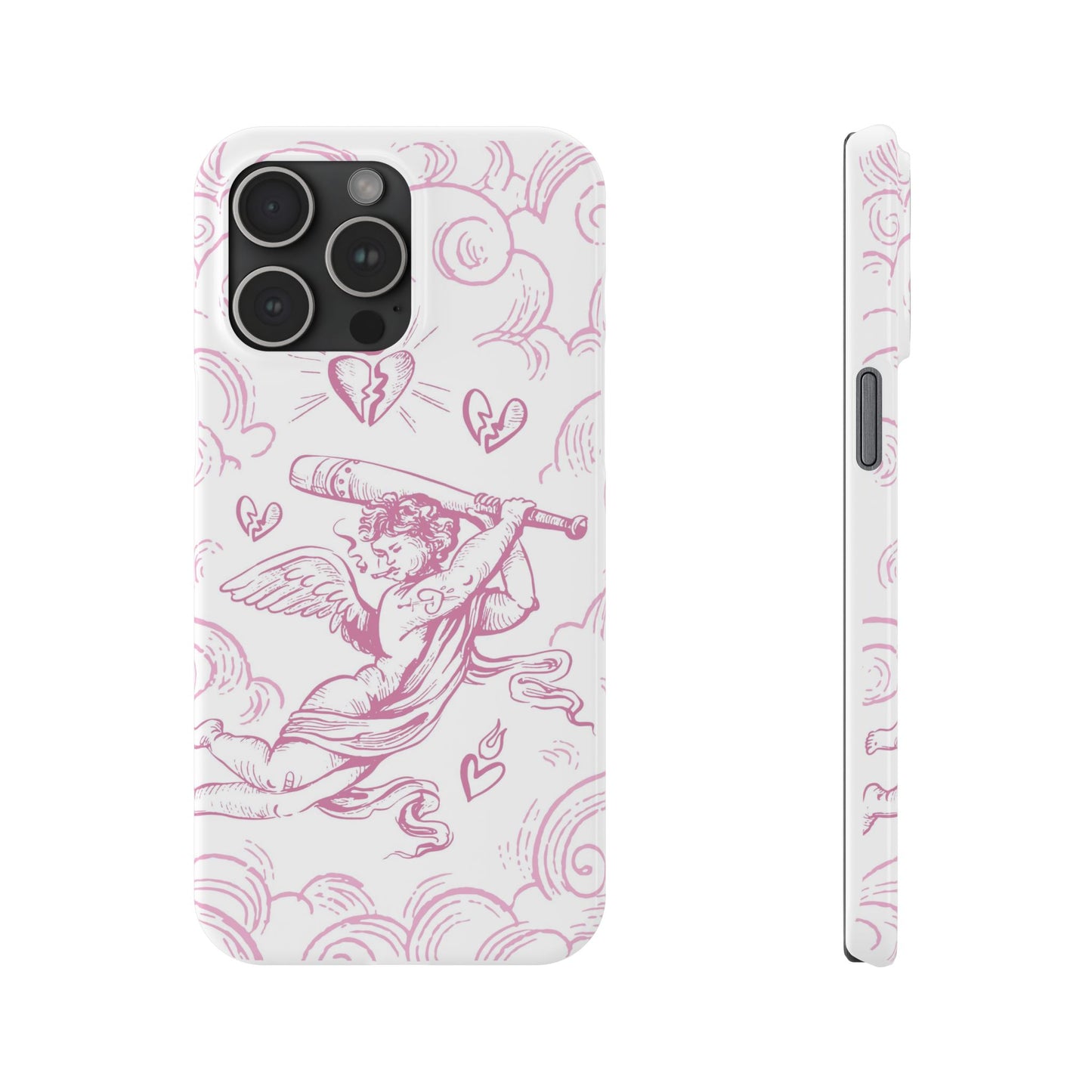 Anti-Valentine's Day: Cupid's Rebellion Phone Case