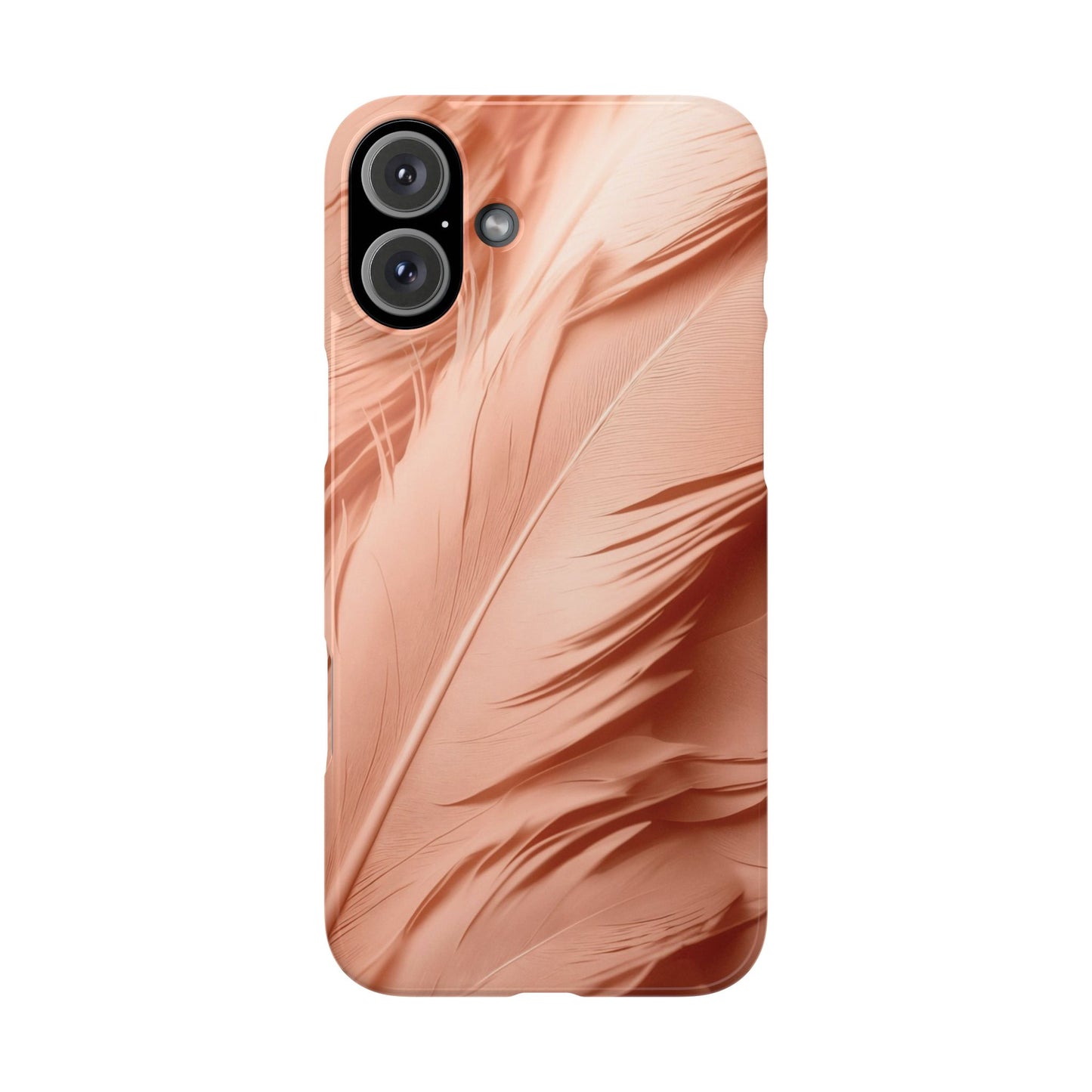 Peach-colored feathers - casetinger