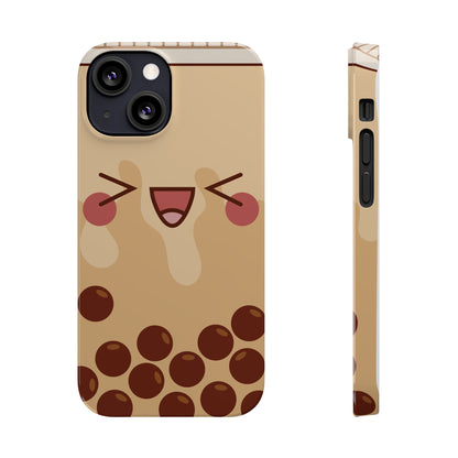 Bubble tea phone case, kawaii iphone case, anime phone case, otaku phone case, iphone 16, 15 case, iphone 15 pro case, iphone 14 case