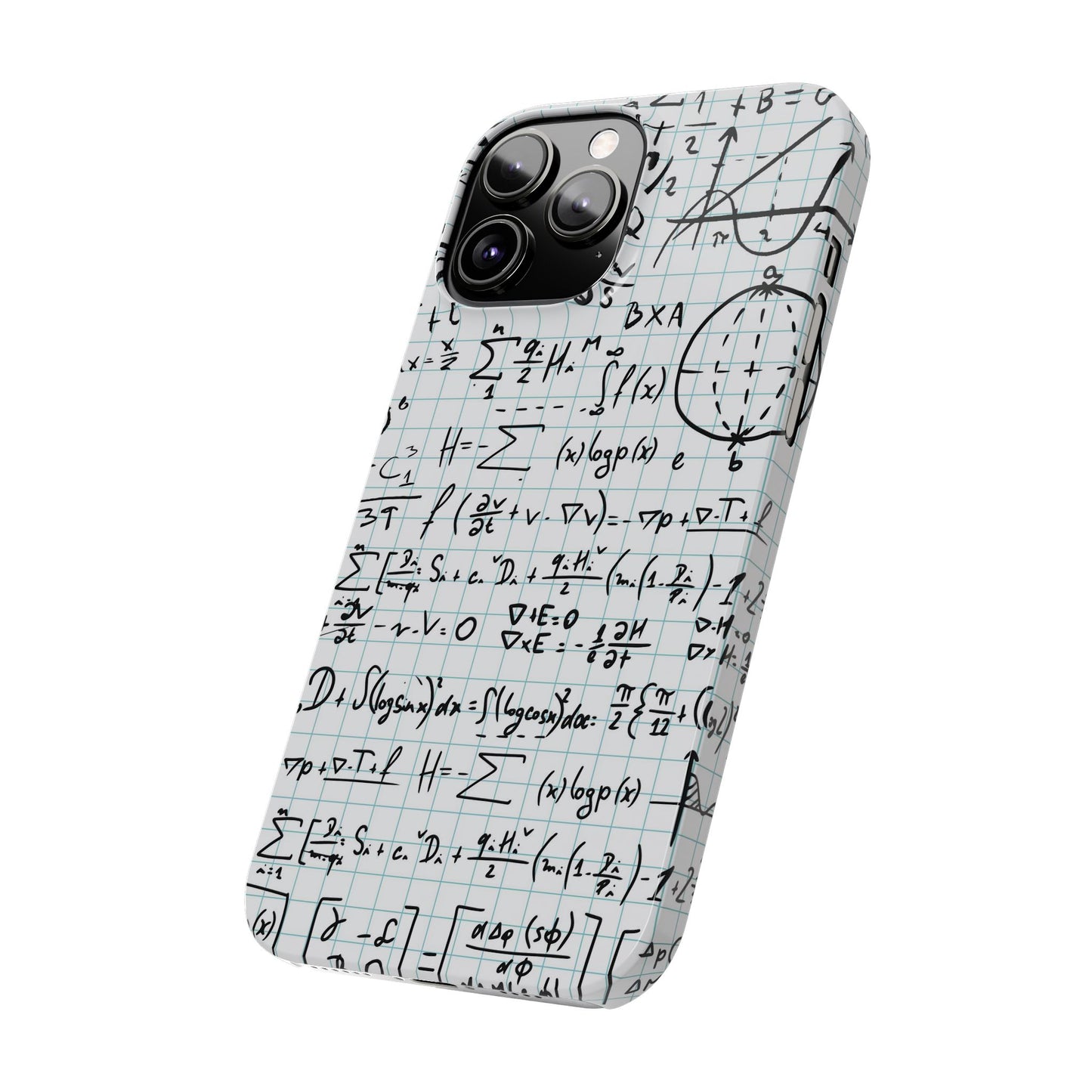 iPhone case for physics students and teachers. number geeks. For iphone 15, iphone 14 and iphone 13 pro and max.