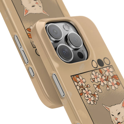 Whimsical Cat and Sushi iPhone Case