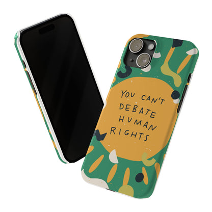 Yoou cant debate human rights feminist case phone