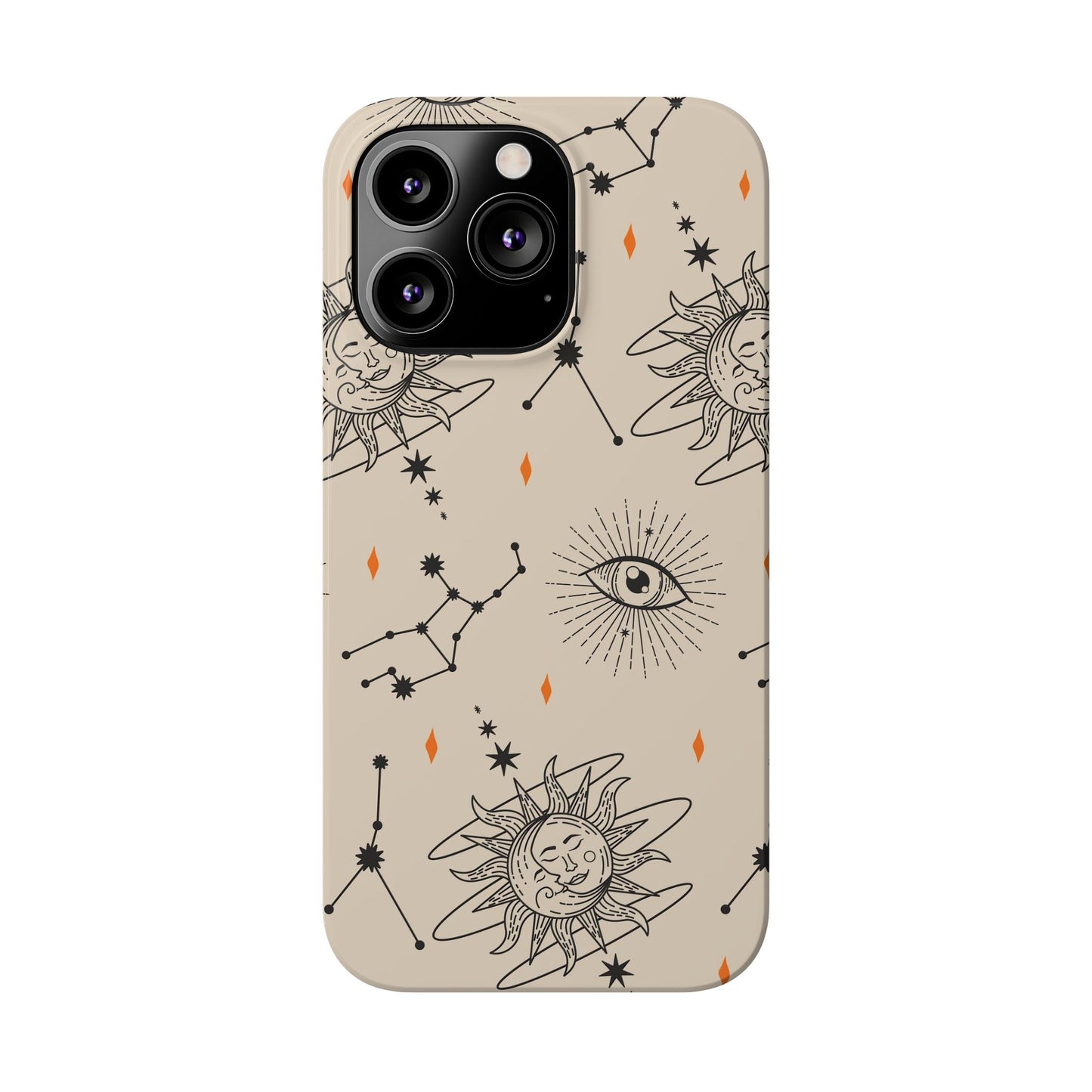 Mystical Astrology iPhone 16, 15, 14, and 13 Case - Ideal Gift for Astrology Enthusiasts - Celestial Symbolism - iPhone 15 Pro & Max - Mysticism