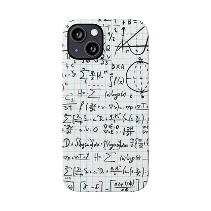 iPhone case for physics students and teachers. number geeks. For iphone 15, iphone 14 and iphone 13 pro and max.