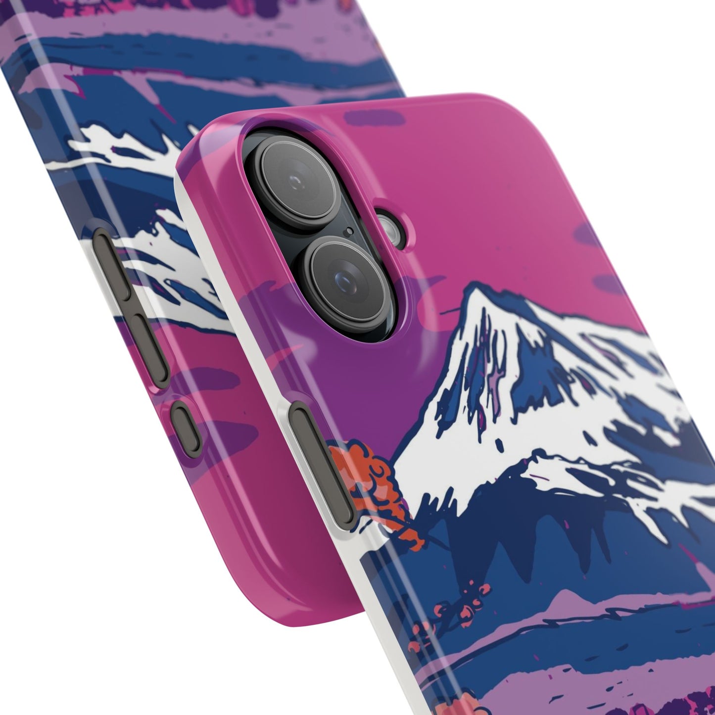 Vaporwave Japanese Landscape iPhone Case for iPhone 16, 15, 14, and 13