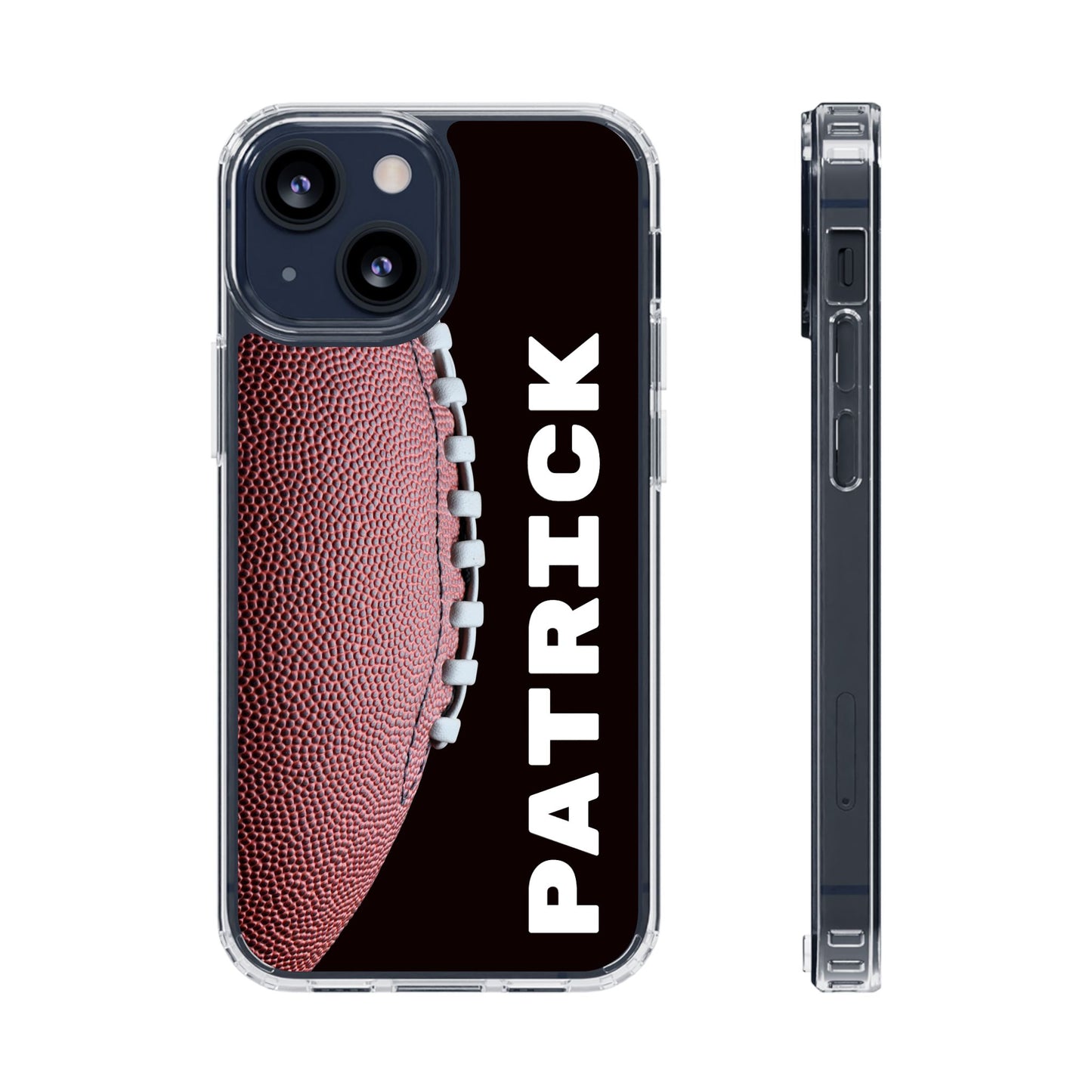 Personalized Football iPhone Case – Custom Name