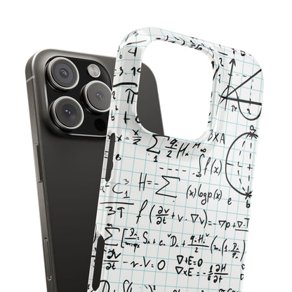 iPhone case for physics students and teachers. number geeks. For iphone 15, iphone 14 and iphone 13 pro and max.