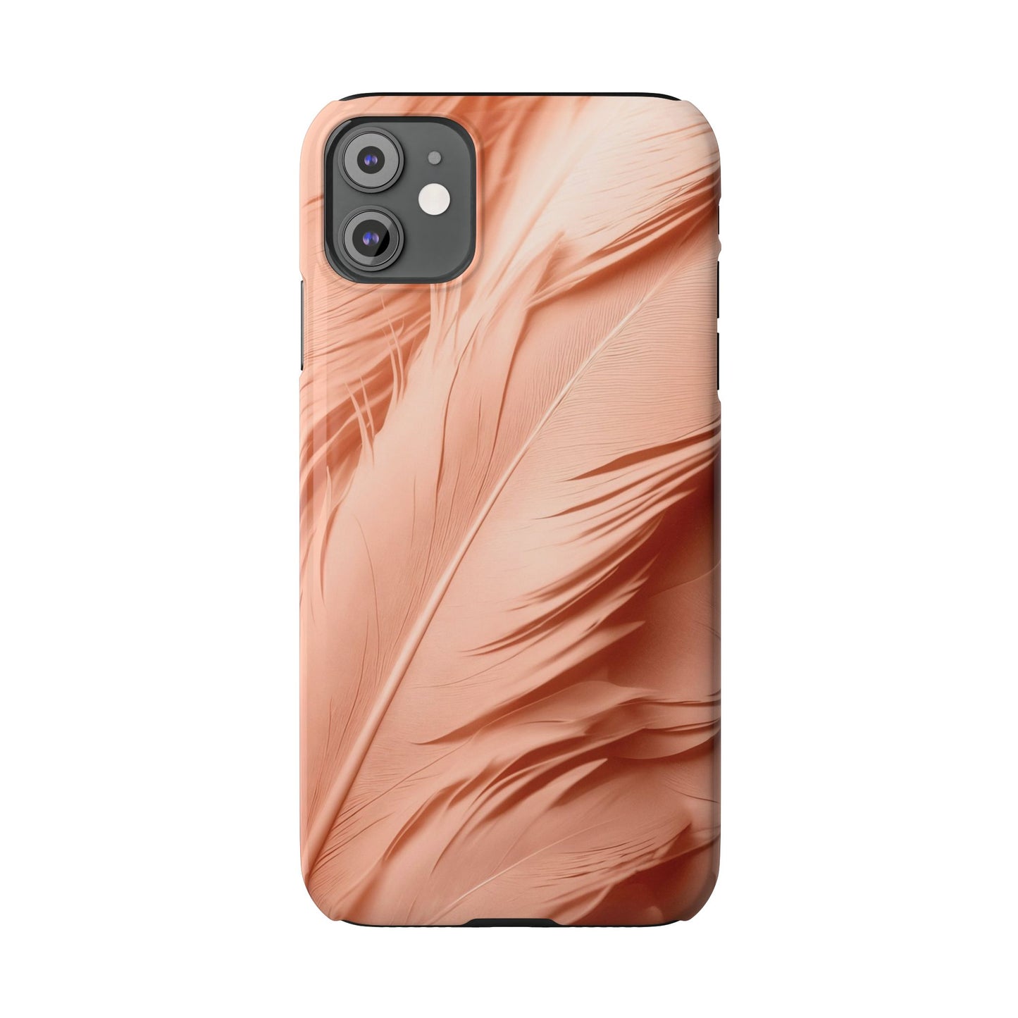 Peach-colored feathers - casetinger