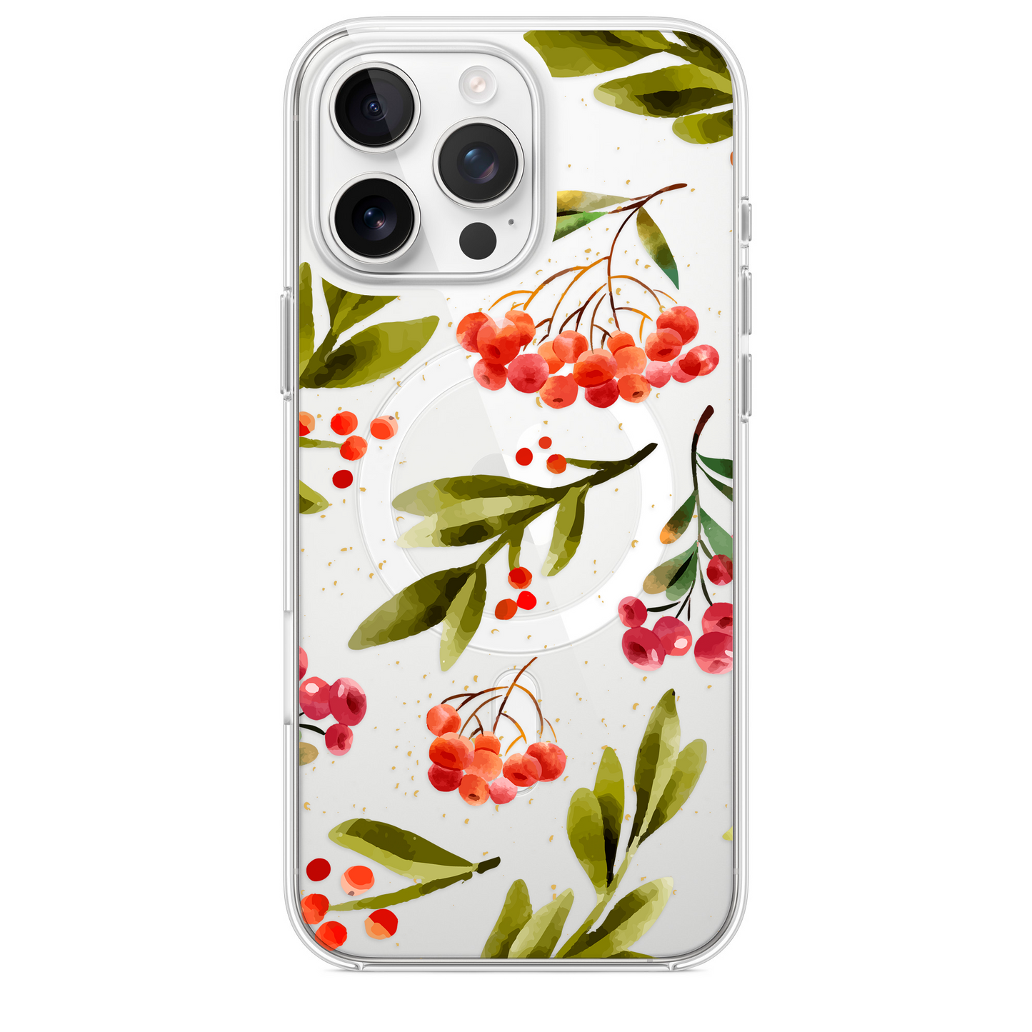Watercolor forest berries patern - Magnetic