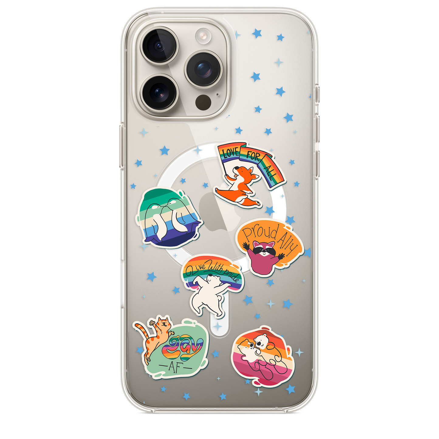 Pride celebration animal design - Magnetic