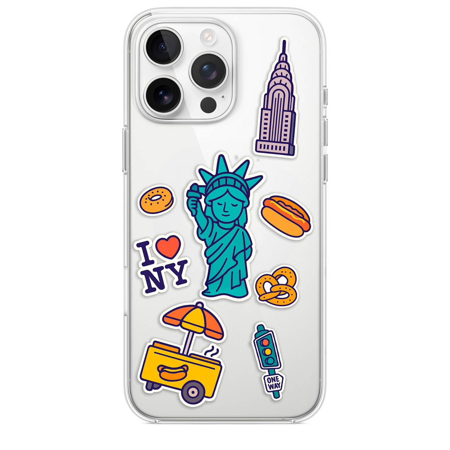 New York Stickers - Magnetic